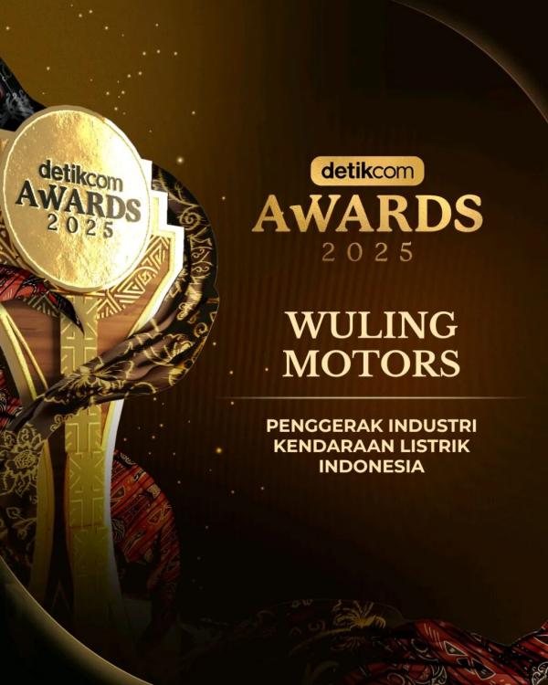 Wuling Indonesia 2025. gadā atzīts par vadošo uzņēmumu Indonēzijas elektrisko transportlīdzekļu nozarē
